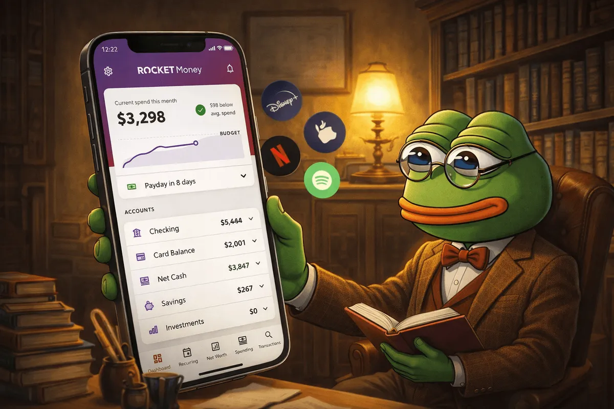 Rocket Money Subscription Tracker app
