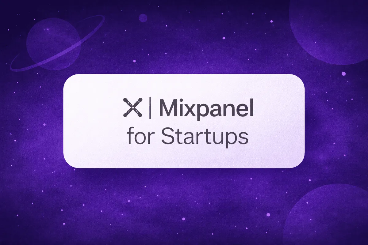 Mixpanel Startup credits