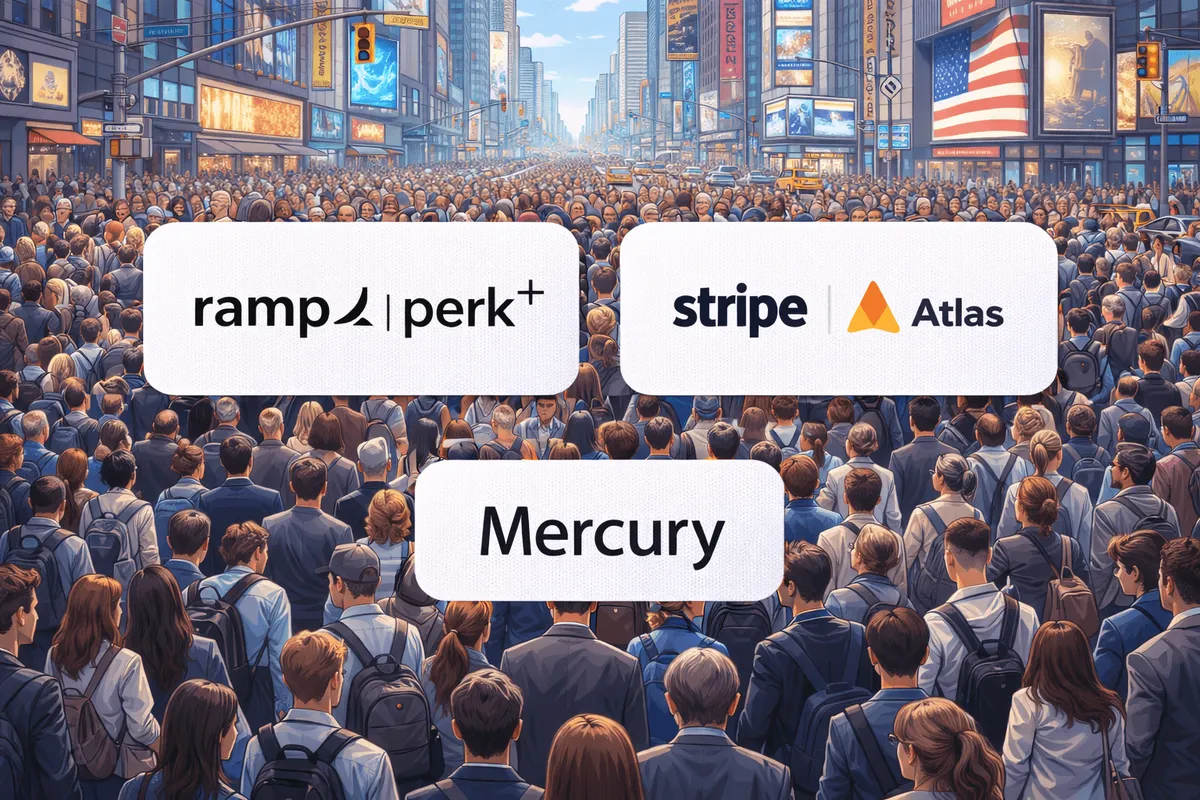Ramp Perks, stripe atlas and Mercury partner credit programs